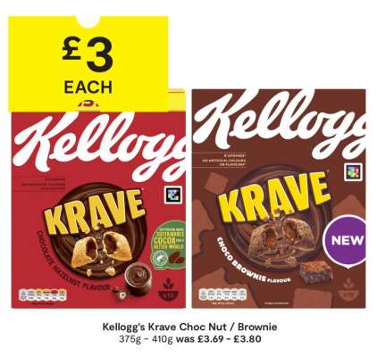 Kellogg's Krave Choc Nut / Brownie