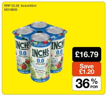INCH'S 0.0 Apple Cider