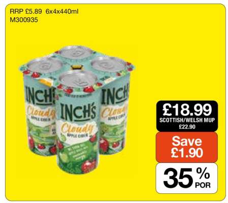 Inch's Cloudy Apple Cider