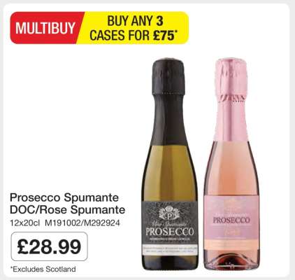 Prosecco Spumante DOC/Rosé Spumante