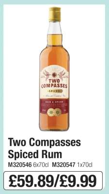 Two Compasses Spiced Rum
