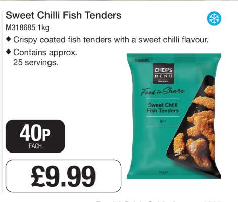 Sweet Chilli Fish Tenders