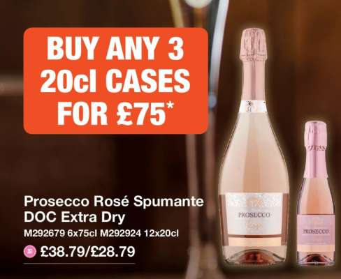 Prosecco Rosé Spumante DOC Extra Dry