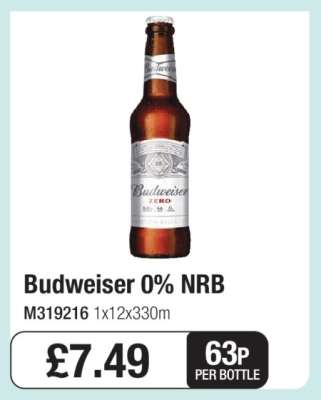 Budweiser 0% NRB