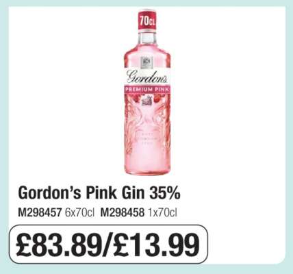 Gordon’s Pink Gin 35%
