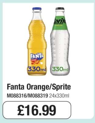 Fanta Orange/Sprite