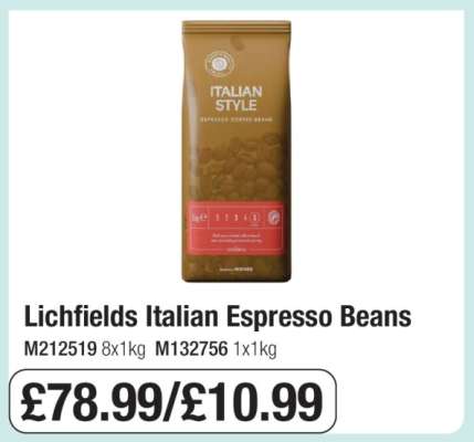 Lichfields Italian Espresso Beans