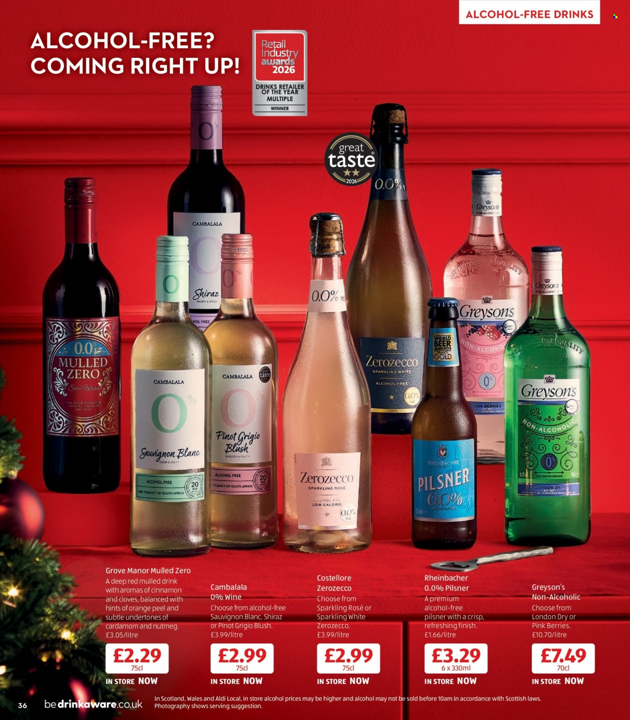 Aldi offer  - 7.10.2026 - 24.12.2026. Page 36. Page 36