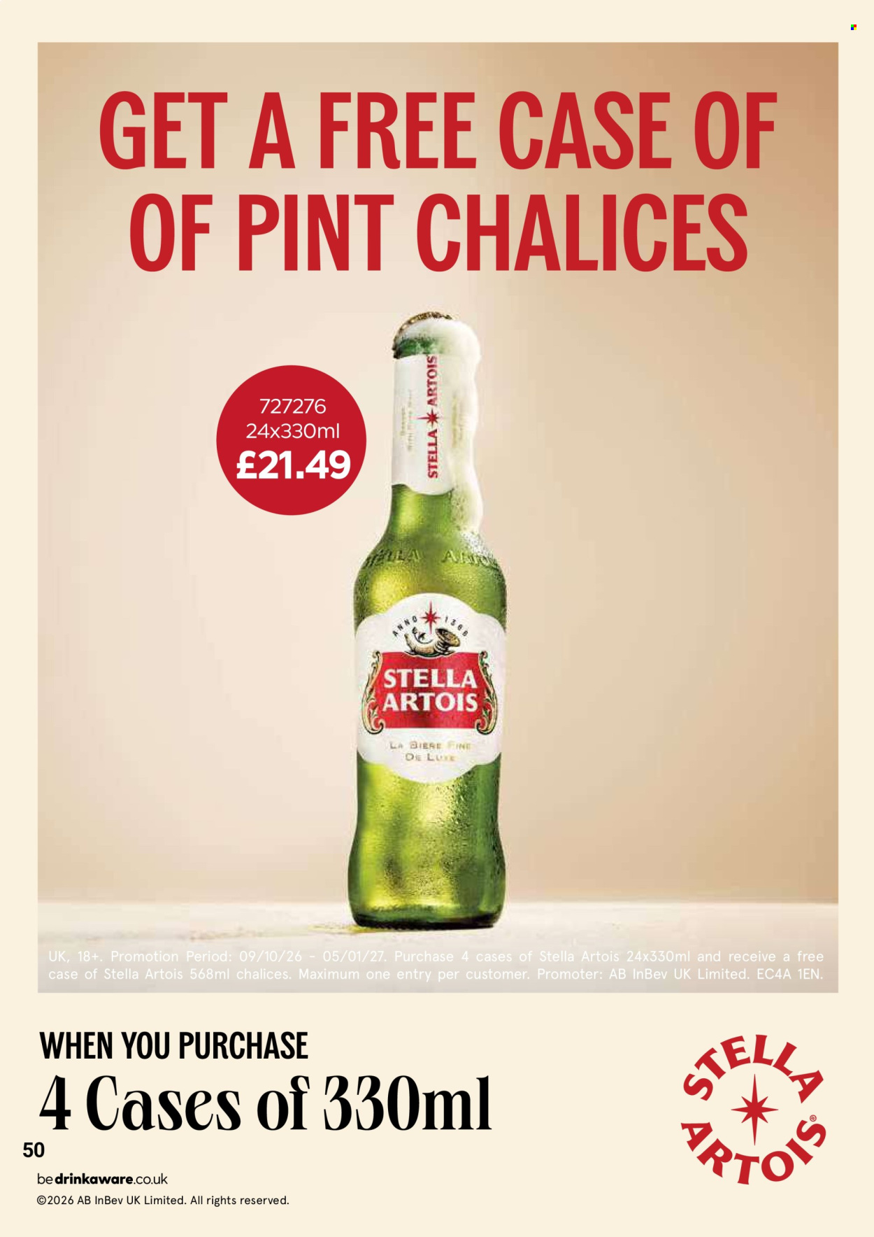 Bestway offer  - 9.10.2026 - 5.1.2027. Page 50. Page 50
