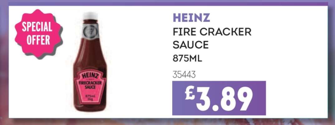 HEINZ FIRE CRACKER SAUCE