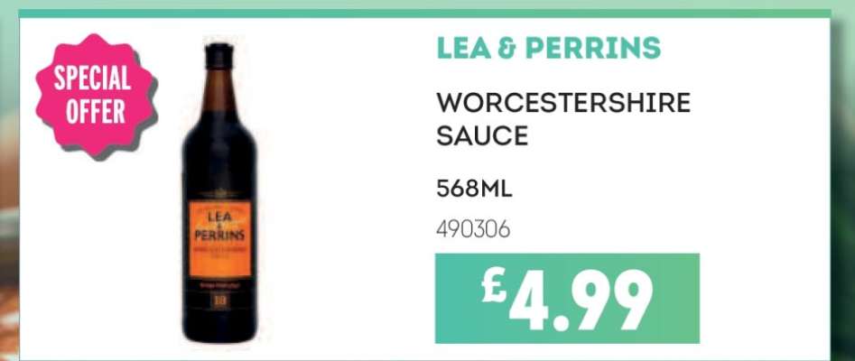LEA & PERRINS WORCESTERSHIRE SAUCE