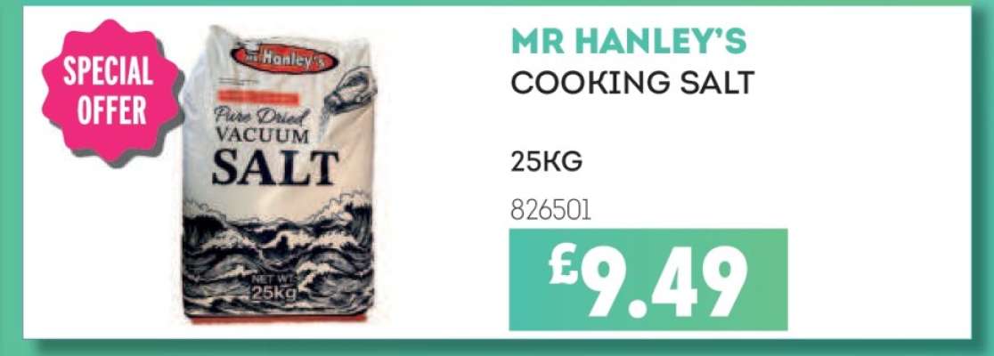 MR HANLEY'S COOKING SALT