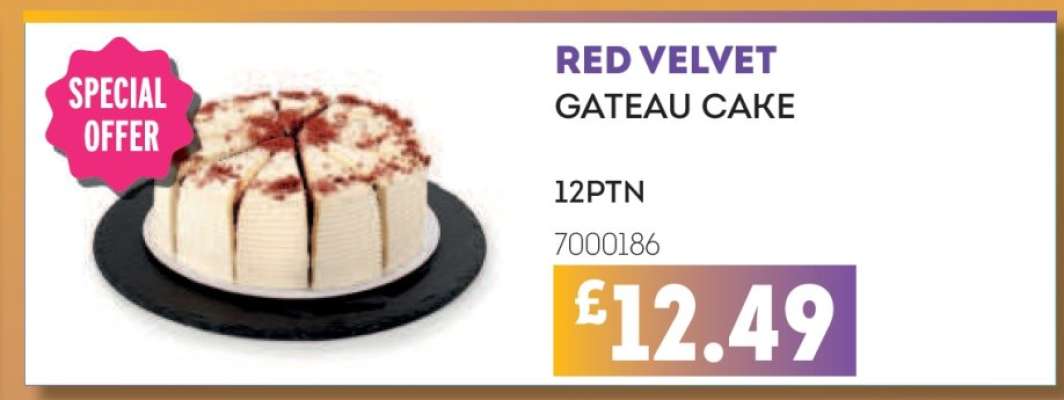 RED VELVET GATEAU CAKE