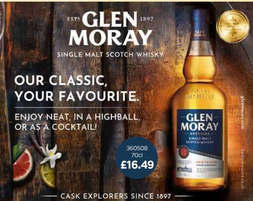 Glen Moray Single Malt Scotch Whisky