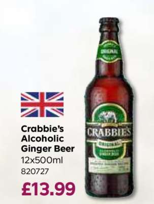 Crabbie’s Alcoholic Ginger Beer