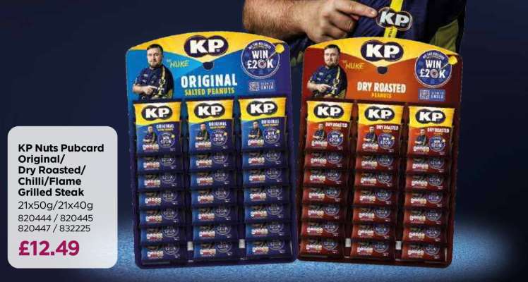 KP Nuts Pubcard
