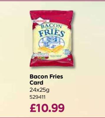 Bacon fries Card