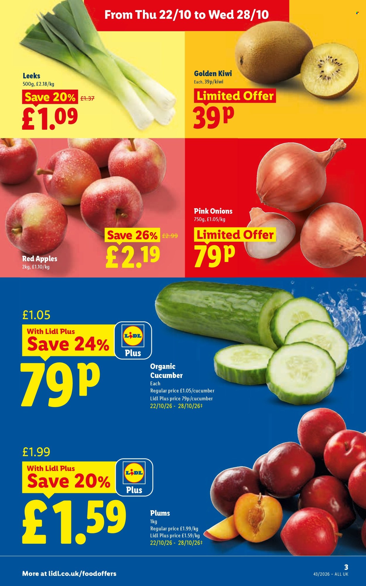 Lidl offer  - 22.10.2026 - 28.10.2026. Page 3. Page 3