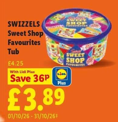 SWIZZELS Sweet Shop Favourites Tub