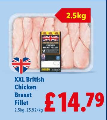 XXL British Chicken Breast Fillet