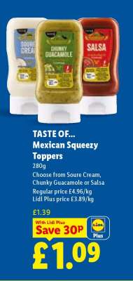 TASTE OF... Mexican Squeezy Toppers