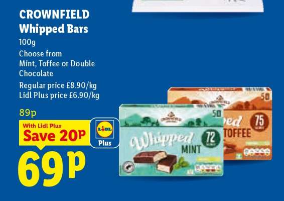 Crownfield Whipped Bars