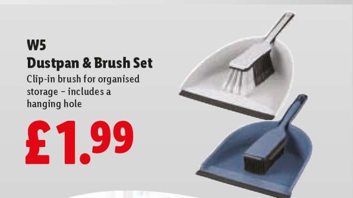 W5 Dustpan & Brush Set