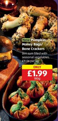 Pumpkin Money Bags/Bone Crackers