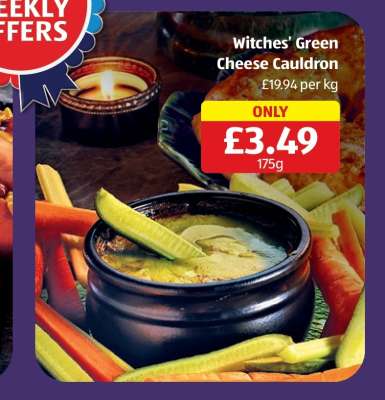 Witches’ Green Cheese Cauldron