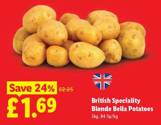 British Speciality Blonde Bella Potatoes