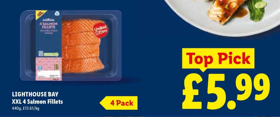 Lighthouse Bay XXL 4 Salmon Fillets