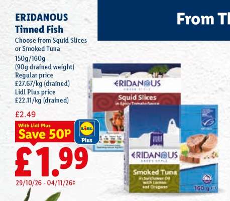 ERIDANOUS Tinned Fish