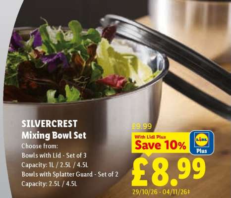 SilverCrest Mixing Bowl Set