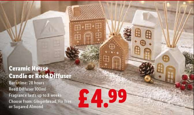 Ceramic House Candle or Reed Diffuser