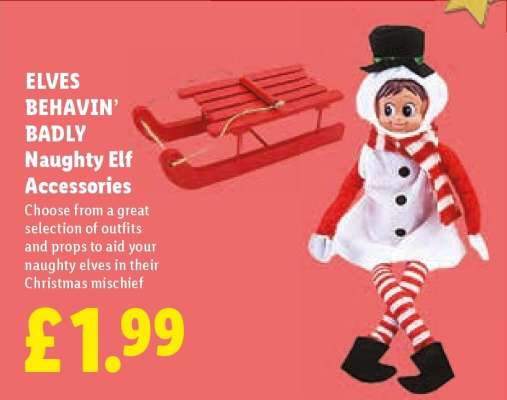 ELVES BEHAVIN’ BADLY Naughty Elf Accessories