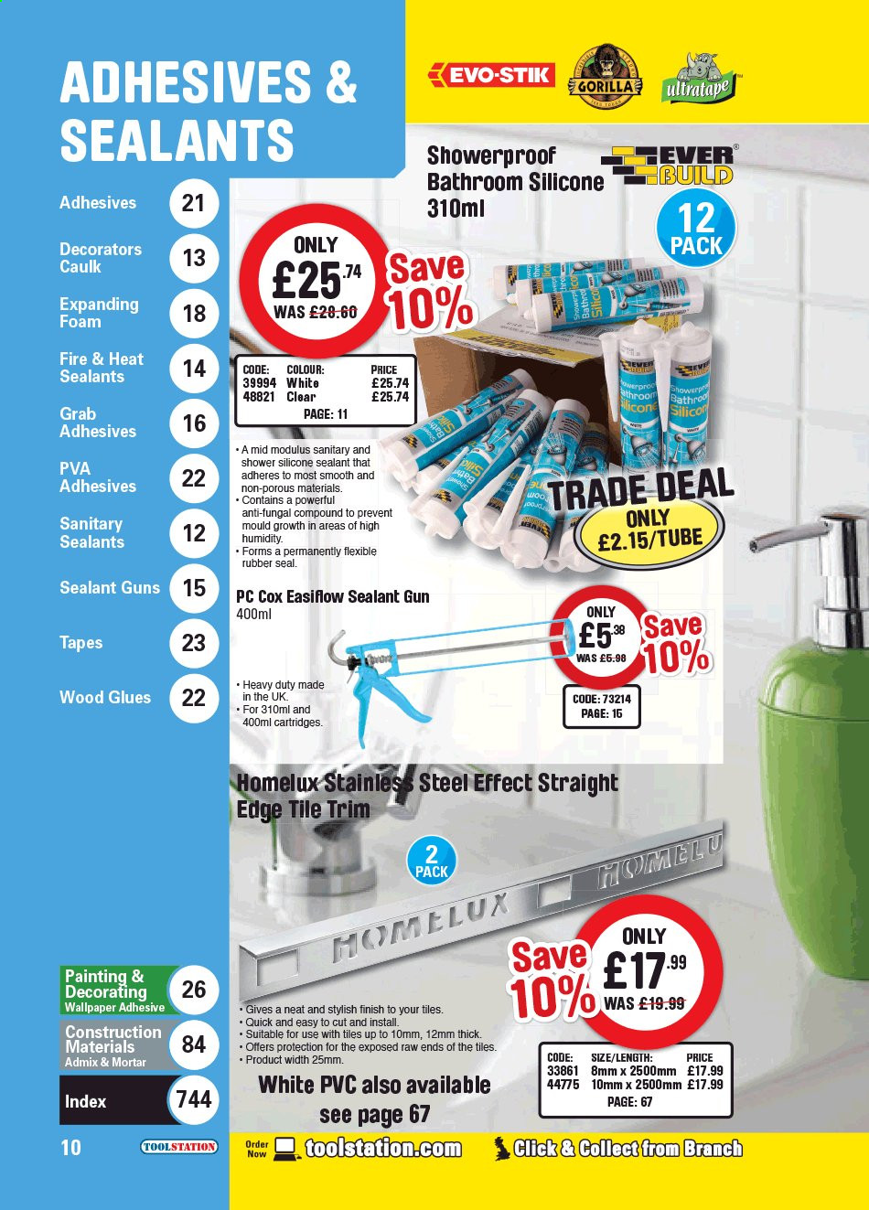 Toolstation offer . Page 10.