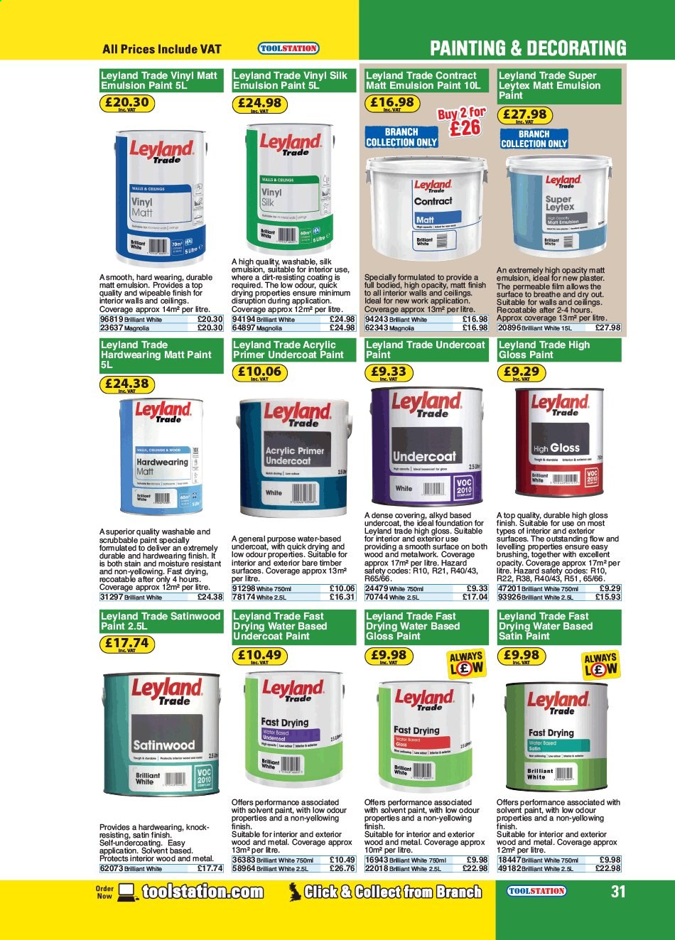 Toolstation offer . Page 31.