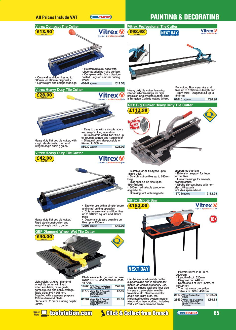 Toolstation offer . Page 65.
