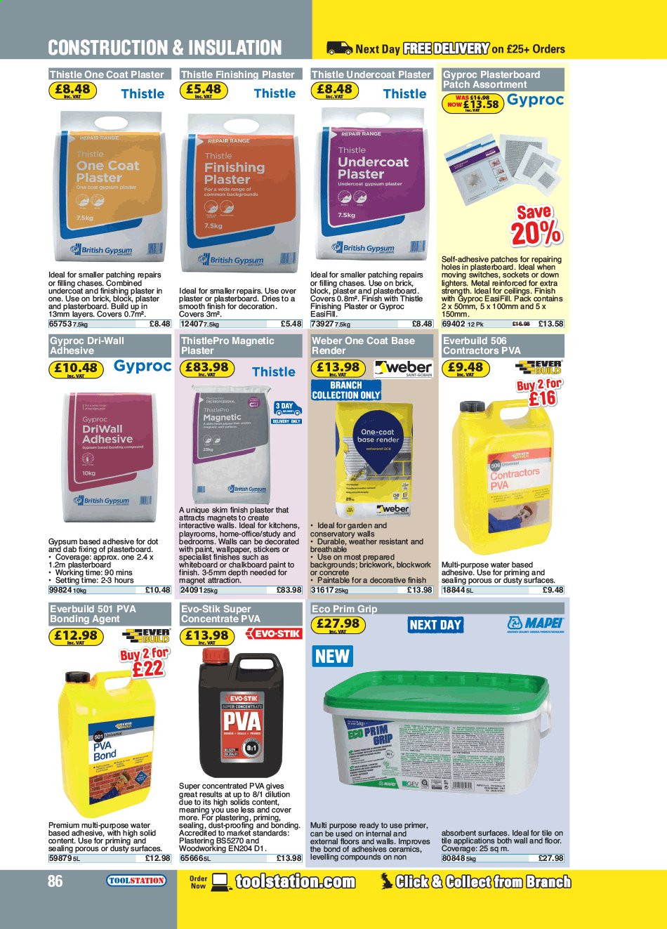 Toolstation offer . Page 86.