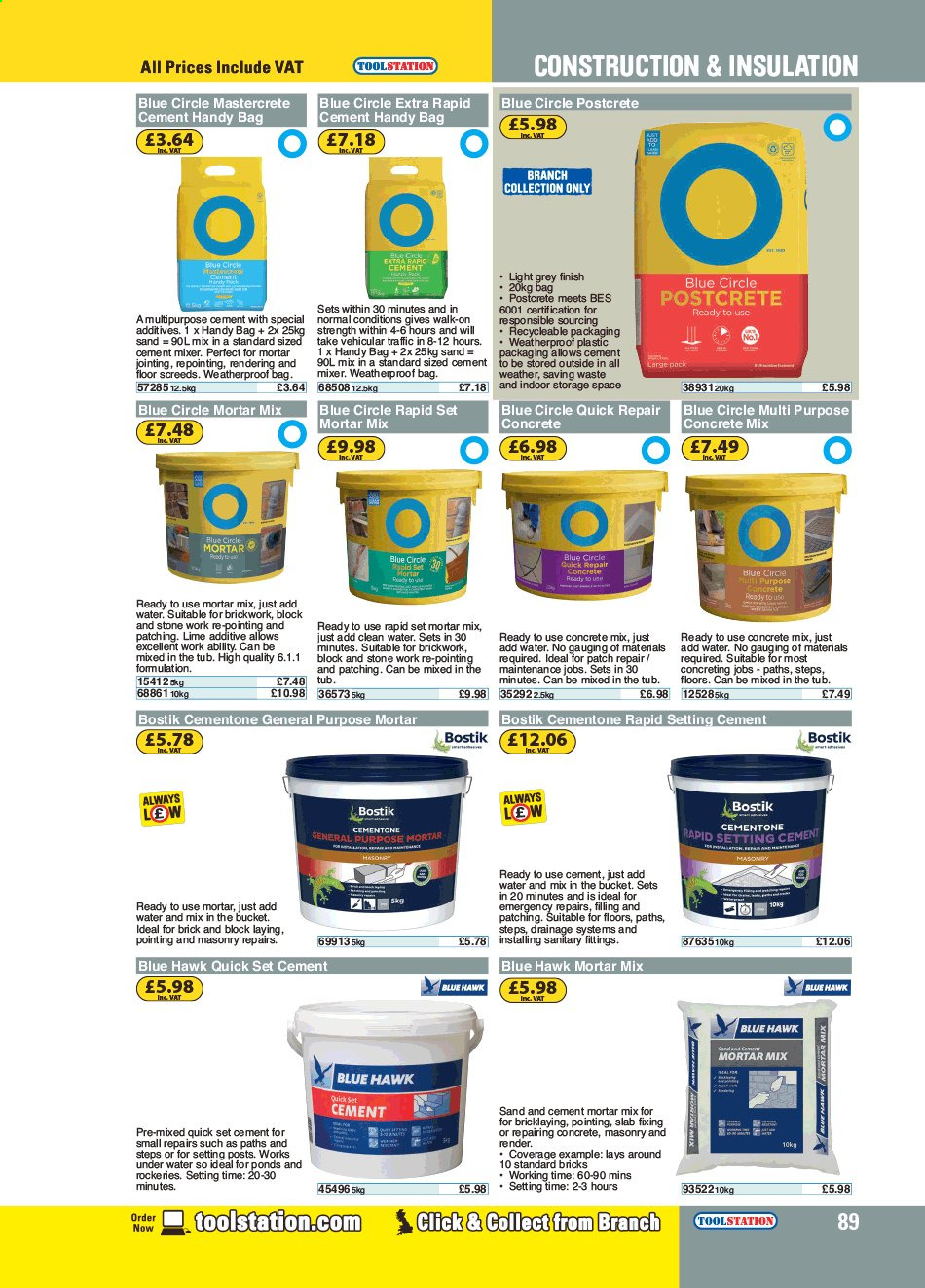Toolstation offer . Page 89.