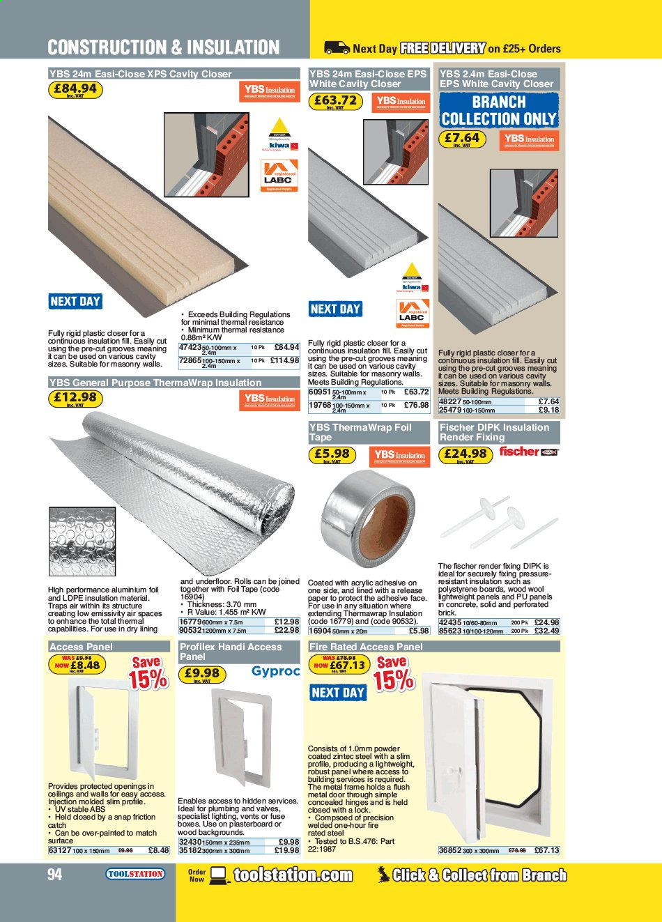 Toolstation offer . Page 94.