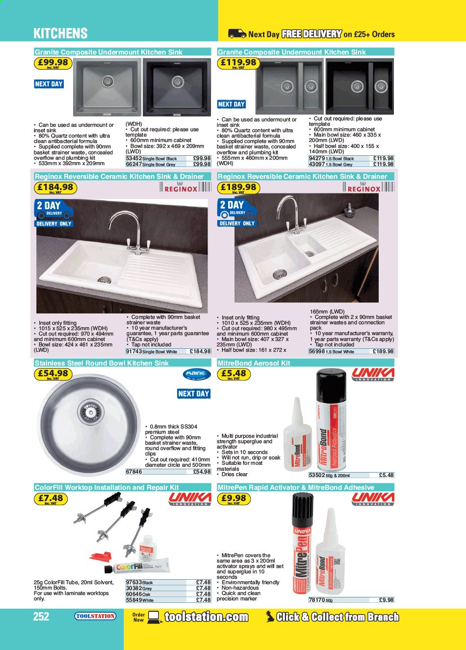 Toolstation offer . Page 252.