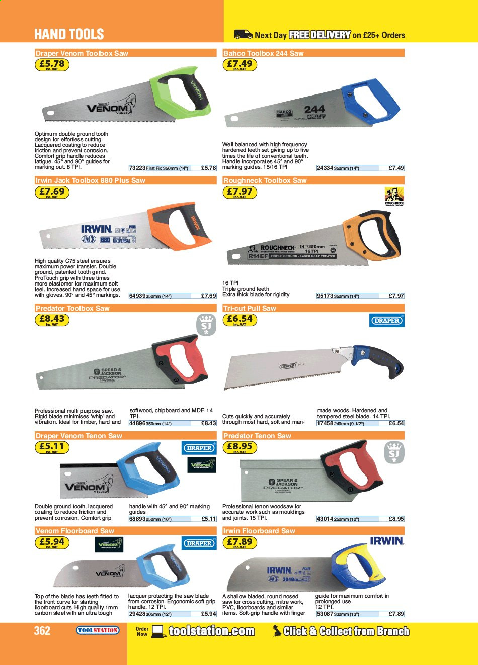 Toolstation offer . Page 362.
