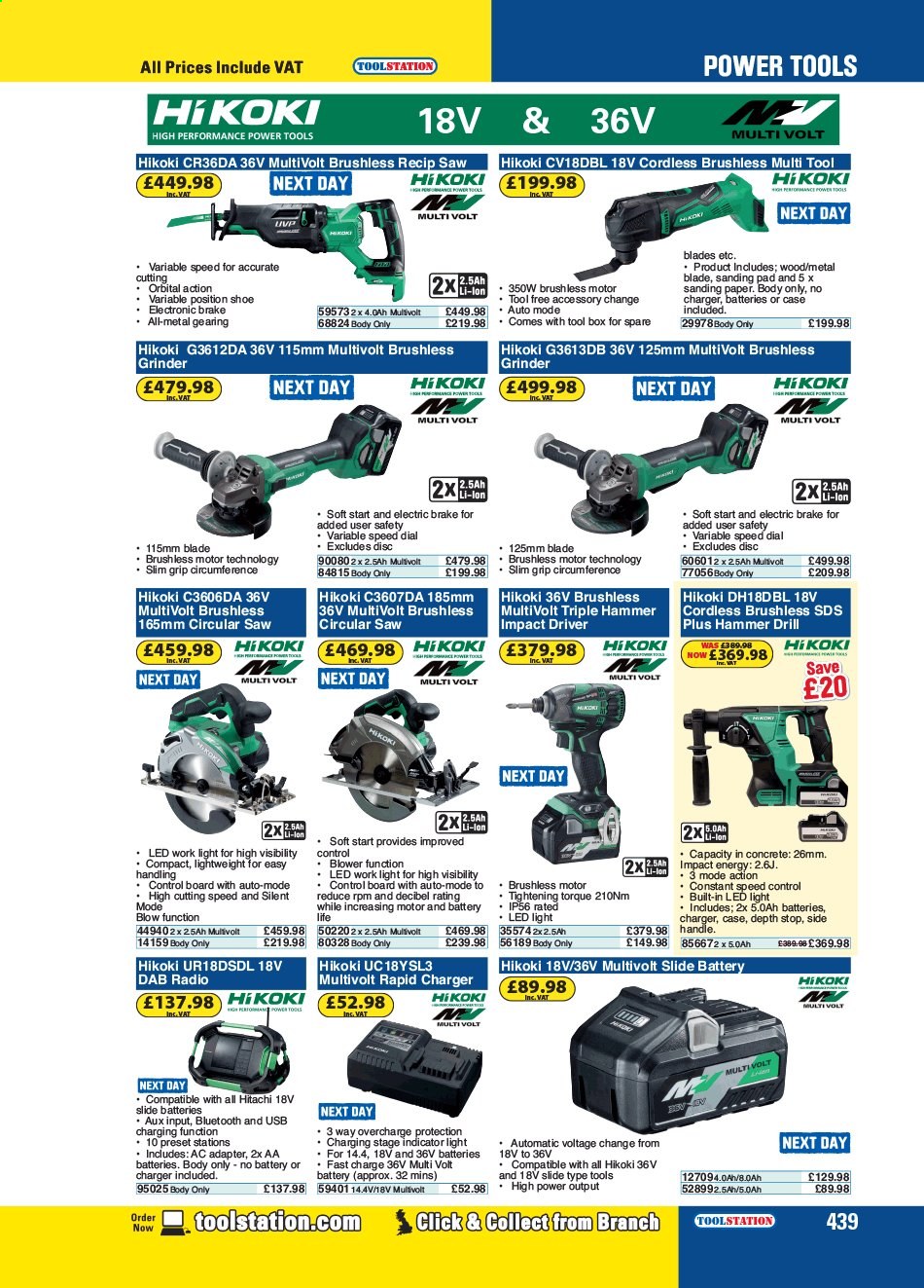 Toolstation offer . Page 439.