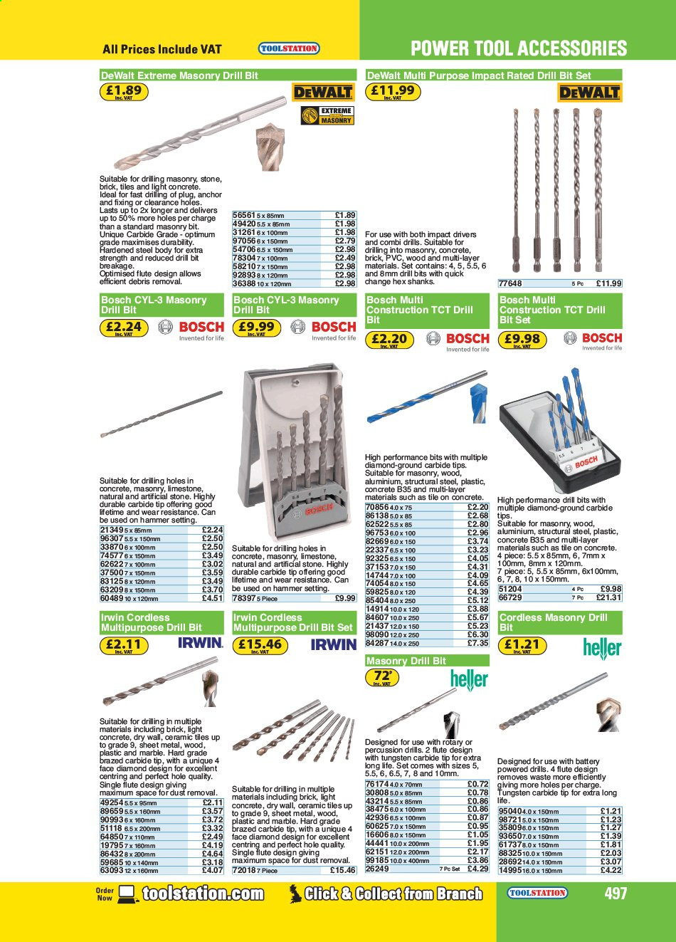Toolstation offer . Page 497.