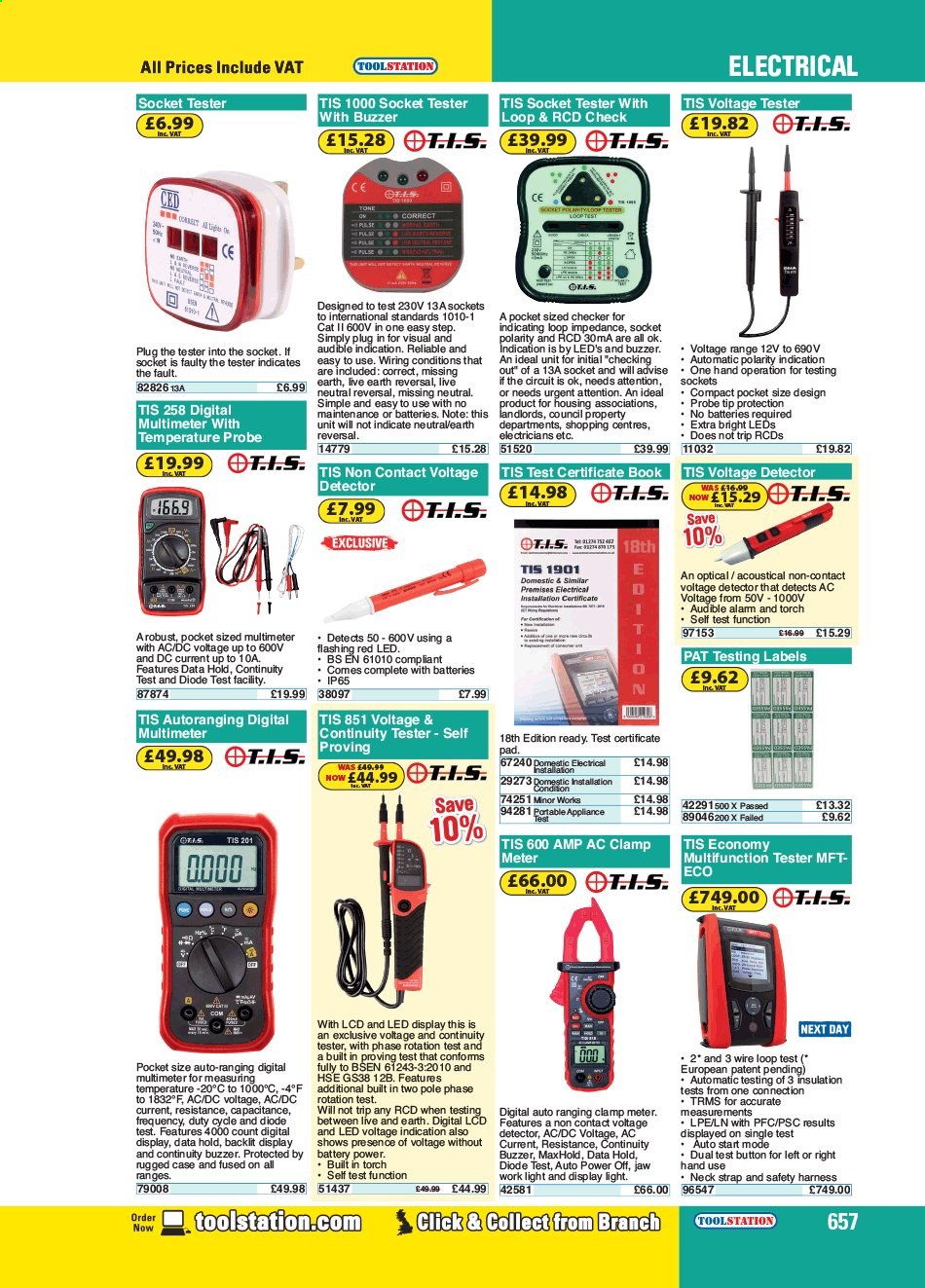 Toolstation offer . Page 657.