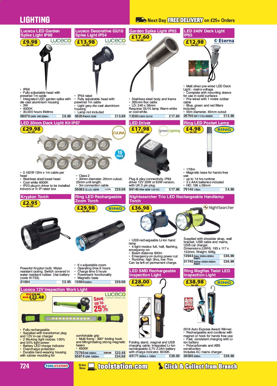 Toolstation offer . Page 724.