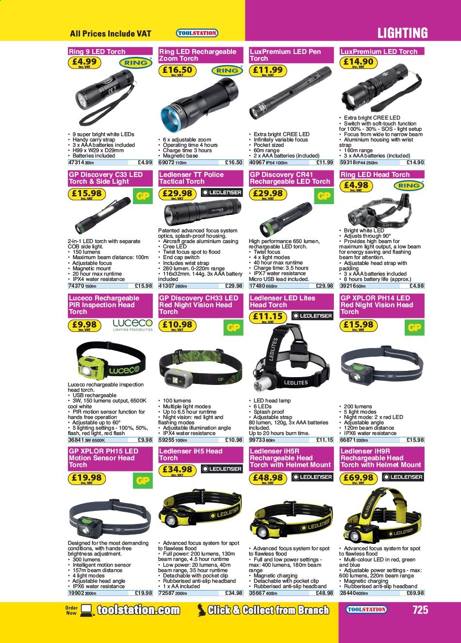 Toolstation offer . Page 725.