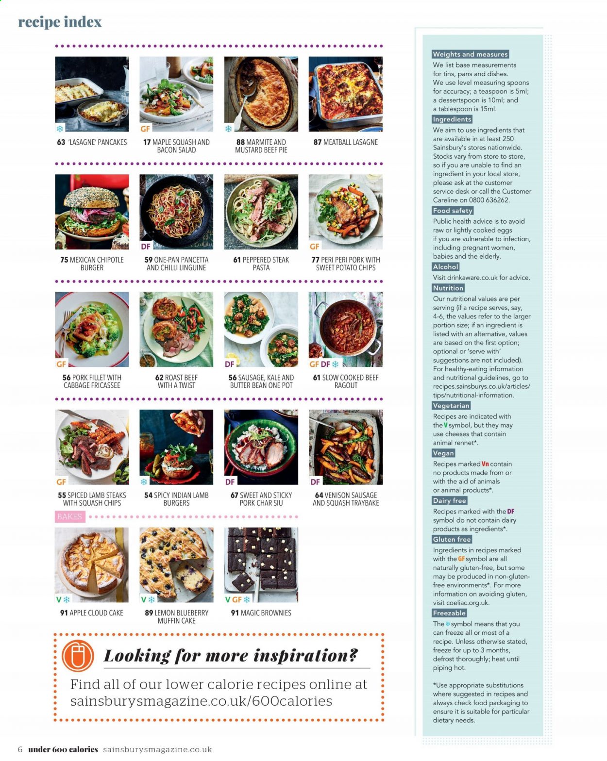 Sainsbury's offer . Page 6.