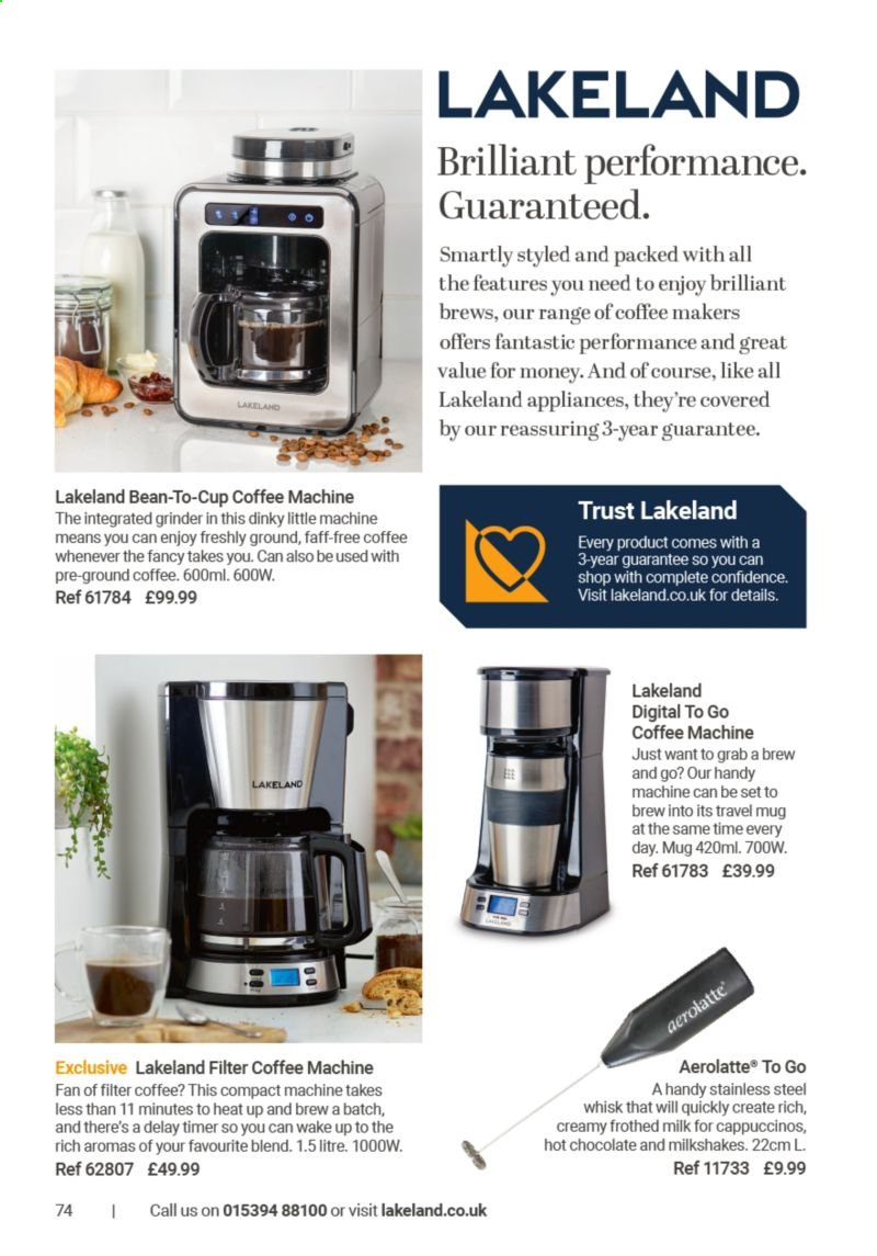 Lakeland offer . Page 74.